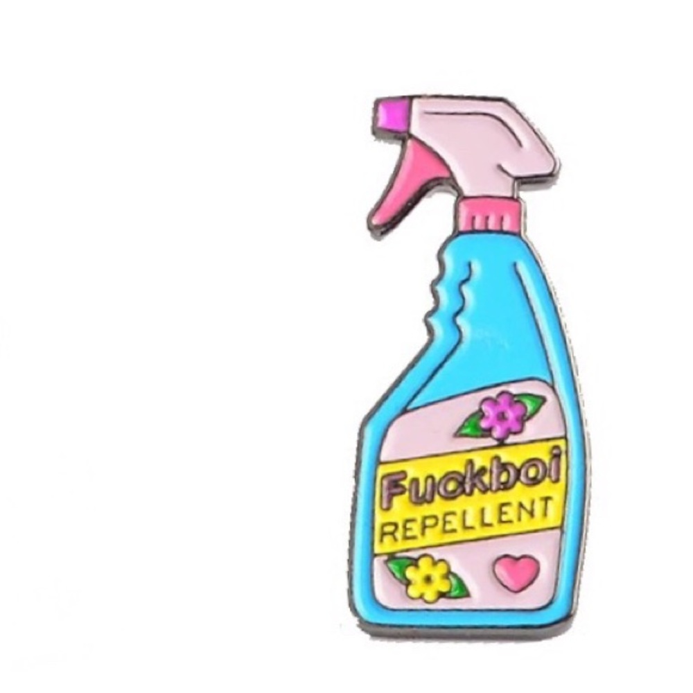 Fuckboi repellent Enamel pins